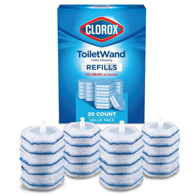 Clorox ToiletWand Disinfecting Refills Disposable Wand Heads - 20ct, 1 of 26