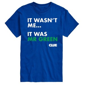Men's - Clue - It Wasnt Me It Was Mr Green Short Sleeve Graphic T-Shirt - 1 of 4