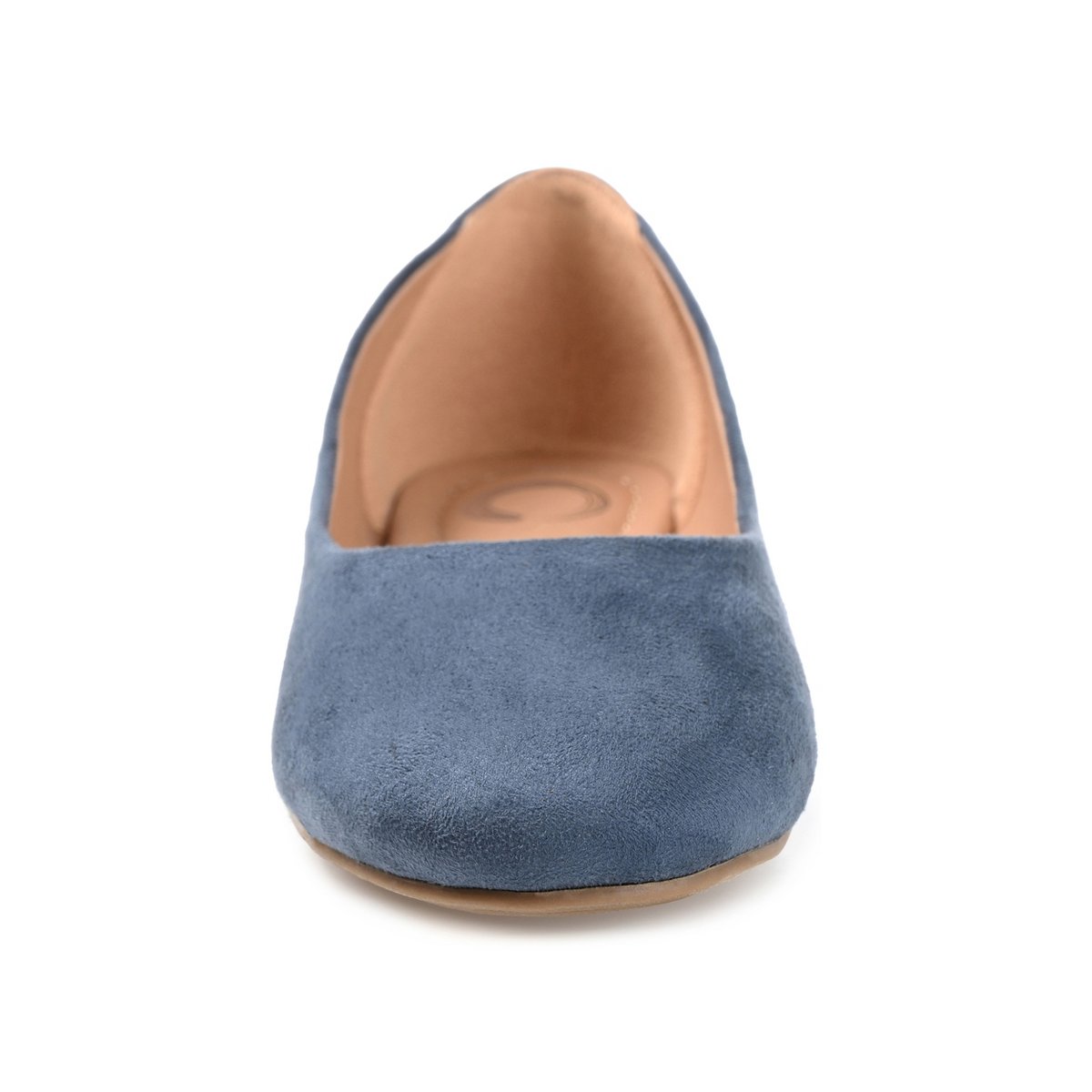 Обувь Journee Collection Women's Kavn Comfort Insole Slip On Round Toe Ballet Flats Blue 6 — фото 6