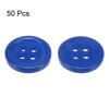 Unique Bargains Resin Craft Snap Round Flat 4-Hole Sewing Buttons 50 Pcs - 3 of 4