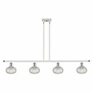 Ithaca - 4 Light Stem Hung Island In Industrial Style-7.5 Inches Tall and 48 Inches Wide - 1 of 1