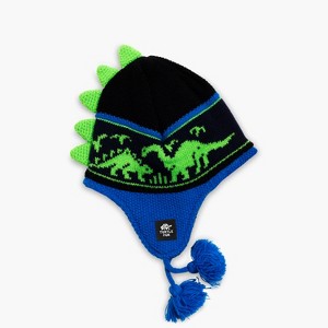 Turtle Fur Dr. Dino Earflap Beanie - Boys Winter Hat with Ear Flaps - 1 of 4