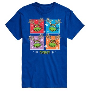 Men's - Teenage Mutant Ninja Turtles - Reindeer Turtles Short Sleeve Graphic T-Shirt - 1 of 4
