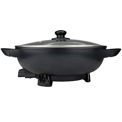 Brentwood 12 In. Electric Skillet With Glass Lid : Target