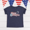 The Juniper Shop Stars And Stripes Distressed Toddler Short Sleeve Tee - 2 of 2