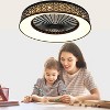 Runesay Globe Glass Ceiling Light Fixture, 1-Light Round Industrial Flush Mounted Ceiling Lighting - 3 of 4