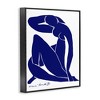 Stupell Industries Minimal Abstract Purple Nude Woman Matisse Artist Black Framed Giclee Art - 3 of 4