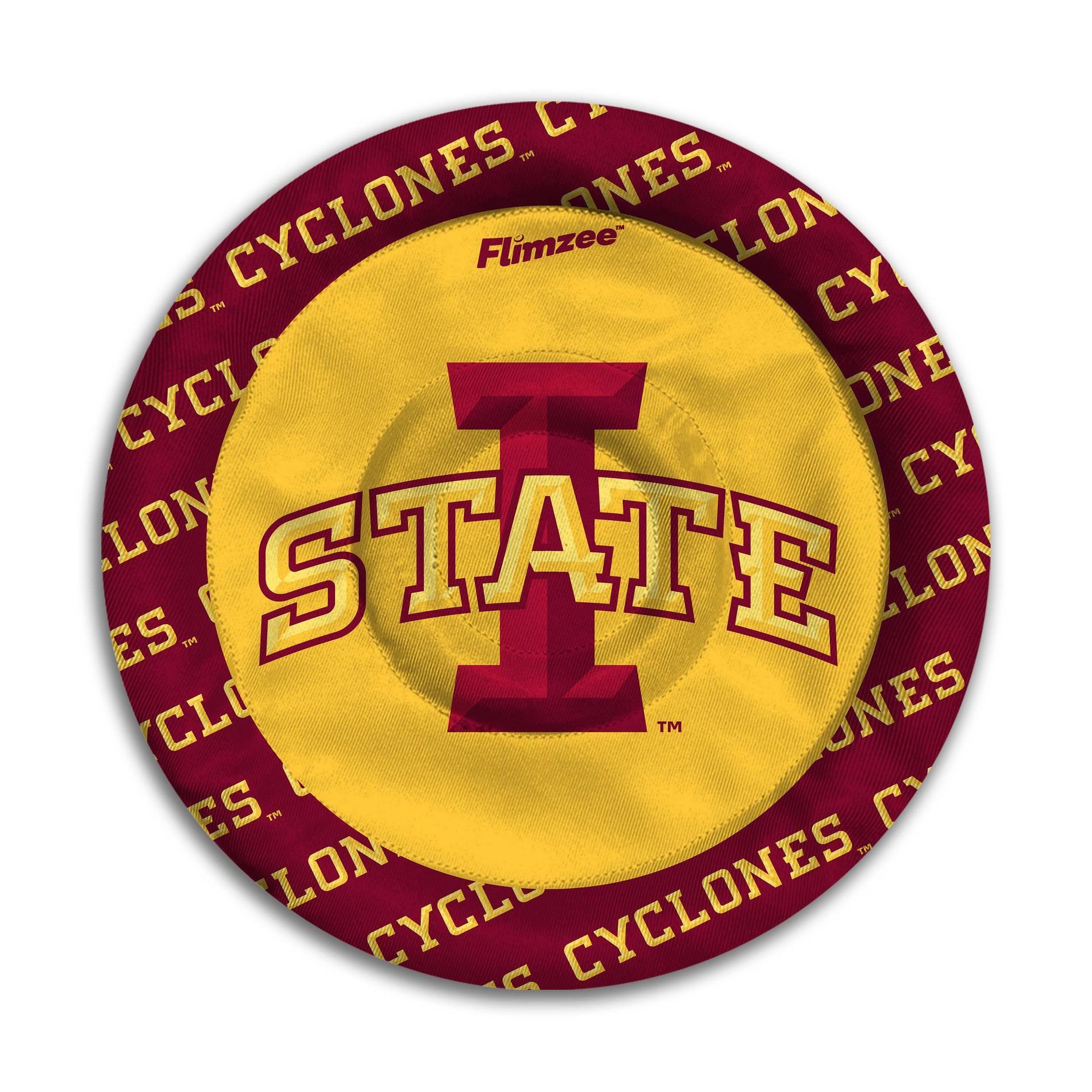 NCAA Iowa State Cyclones Flimzee Flying Disc: Polyester Toy for Ages 2+