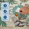 Runner Rug for Hallway, Washable Floral Throw Rug, Modern Jungle Animal Non Slip Indoor Mat, for Entryway, Laundry, Kitchen - 3 of 4