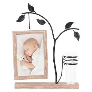 REGALWOVEN Tabletop Family Home Decor Fit for 4"x6" Photos Metal Poster Art Photo Formats Picture Frame - 1 of 4