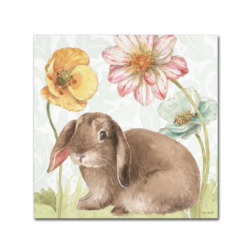 Trademark Fine Art -Lisa Audit 'Spring Softies Bunnies III' Canvas Art, 2 of 4