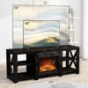Karl Home TV Stands & Entertainment Centers  For Tvs Up To 70'' Farmhouse with 18'' Fireplace - 3 of 4