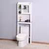 NicBex 68.11 Inch Over-The-Toilet Storage Cabinet with Open Shelves for Home,Bathroom - 2 of 3