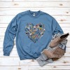 Simply Sage Market Women's Graphic Sweatshirt Heart Floral - 3 of 4