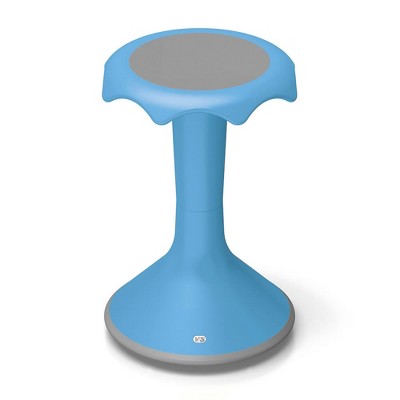 VS America Hokki Stool Flexible Ergonomic Seating - 20" Light Blue