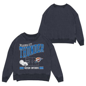 NBA Oklahoma City Thunder Kids' Crew Fleece Sweatshirt - 1 of 3