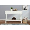 Alpine Furniture Flynn Console Table, White - 2 of 4