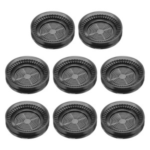 Unique Bargains Rubber Non-Slip Round Cups Chair Leg Furniture Floor Pads 8 Pcs - 1 of 3