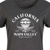 Women's - Instant Message - California Napa Valley Hot Air Balloon Graphic T-shirt Dress - 2 of 4