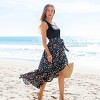 Women's Floral Print Maxi Dress with Side Slit - Cupshe - 2 of 4