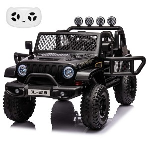 24V 7AH Ride on Truck Car for Kids 2 Seater Toddles Battery Powered Cars 2WD/4WD Switchable Electric Vehicles with Remote Control - 1 of 4