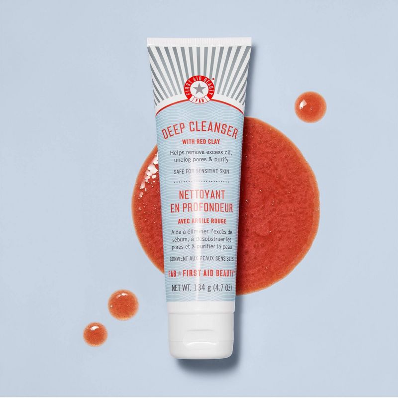 FIRST AID BEAUTY Pure Skin Deep Cleanser with Red Clay - 4.7oz - Ulta Beauty, 3 of 8