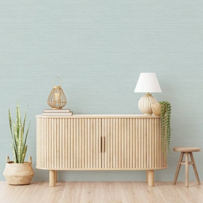 Seaglass Vinyl Peel and Stick Textured Wallpaper Roll