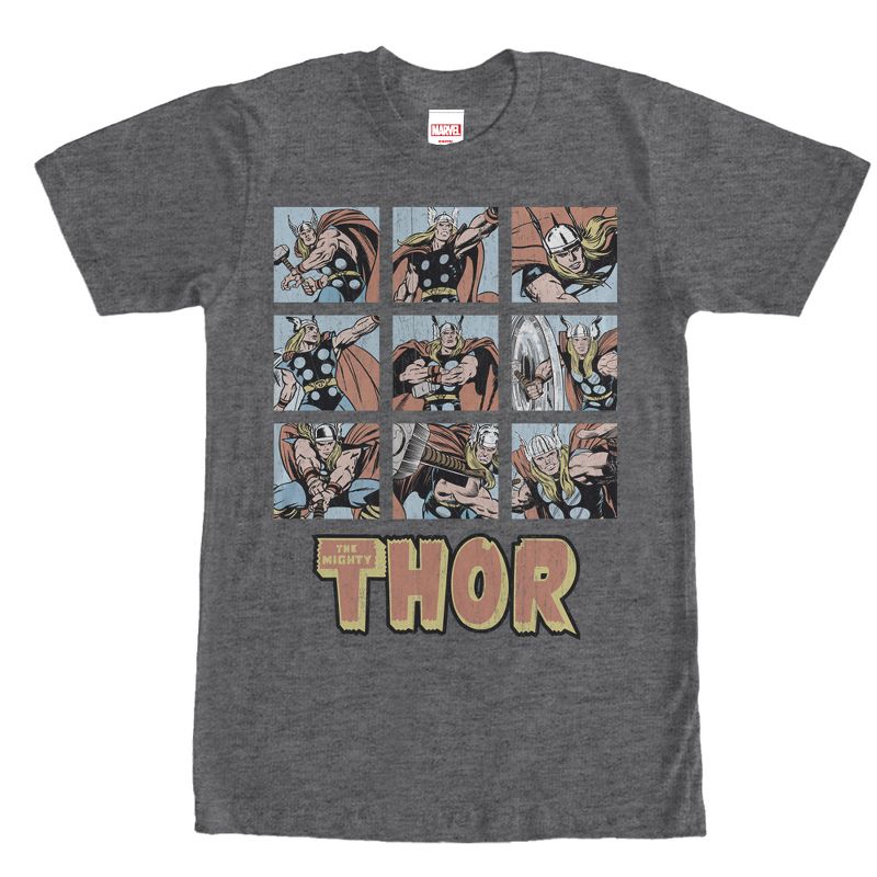 Men's Marvel Classic Thor Battle Scenes T-Shirt, 1 of 5