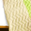 Slickblue 3 PC Handmade Full/Queen Quilt Set, Reversible Vermicelli Quilted, Horizontal Stripes, 37 Color Options - 4 of 4