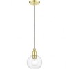 Livex Lighting Downtown 1 - Light Pendant in  Satin Brass - 3 of 4