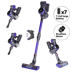 WHALL Cordless Vaccum Cleaner, 25Kpa Super Suction 280W High-Speed Brushless Motor Cordless Stick Vacuum, Detachable Battery up to 55min Runtime - 1 of 4