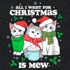 Women's Lost Gods All I Want for Christmas Is Mew Racerback Tank Top - 2 of 4