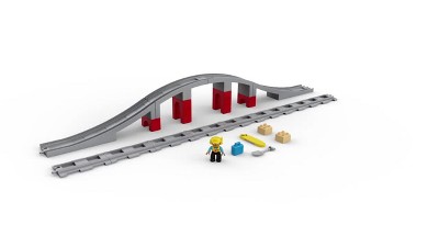 LEGO® DUPLO® Les rails et le pont du train 10872