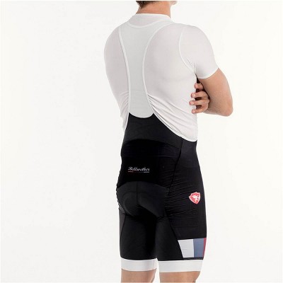 white cycling bib shorts