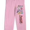 Adventure Time Awesome Princess Bubblegum, Jake, and Finn Women's Pink Sleep Pajama Pants - 2 of 4