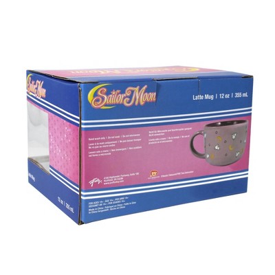 Sailor Moon Usagi Pink Ceramic Soup Mug with Bunnies