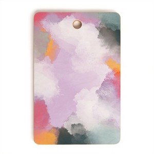 Emanuela Carratoni Abstract Colors 1 Cutting Board Rectangle - Deny Designs - 1 of 3
