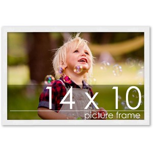 PosterPalooza | 14x10 Wood Frame with UV Acrylic, 6 Finishes: Black, White, Bronze, Silver, Wood, Mahogany - 1 of 4