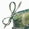 Key Cove Floral 2pc Outdoor Seat Cushion Set Green - Pillow Perfect - 3 of 4