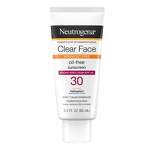 Neutrogena Clear Face Liquid Sunscreen Lotion - 3 fl oz