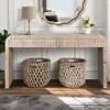 Bella Depot 59'' Farmhouse Console Table with Two Hidden Handle Drawers - 4 of 4