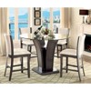 NicBex Contemporary Counter Height Dining Chairs with High Back,Set of 2,Ergonomics Side Chairs for Dining Room,Wooden Frame&Leatherette Cushion,Gray - 2 of 4