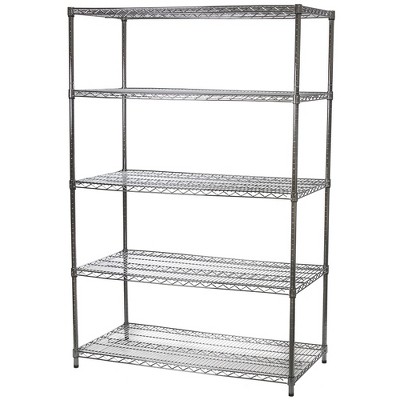 Shelving.com Chrome Wire Shelving With 5 Tier Shelves - : Target