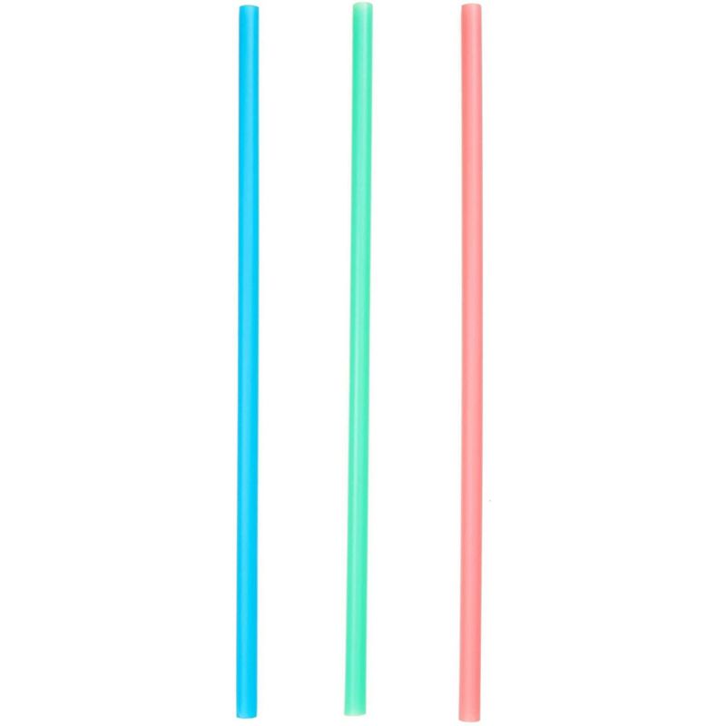 500-Pack Eco-Friendly PLA Disposable Drinking Straws, Plant Based, Compostable & Biodegradable, Alternative to Plastic Straws, Green Blue Red 8.3", 5 of 6