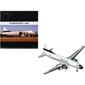 Convair C-131 Commercial Aircraft White with Black Tail Stripes "Gemini 200" Series 1/200 Diecast Model by GeminiJets - 1 of 3