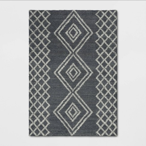 7 X10 Hand Tufted Geometric Rug Light Gray Project 62 Target