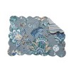 C&F Home Morrison Floral Cotton Quilted Reversible Machine Washable Placemat Machine Washable Set of 6 - 2 of 4