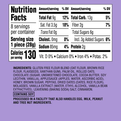 Gluten Free Chocolate Chip Snack Bites - 8oz/8ct - Favorite Day™