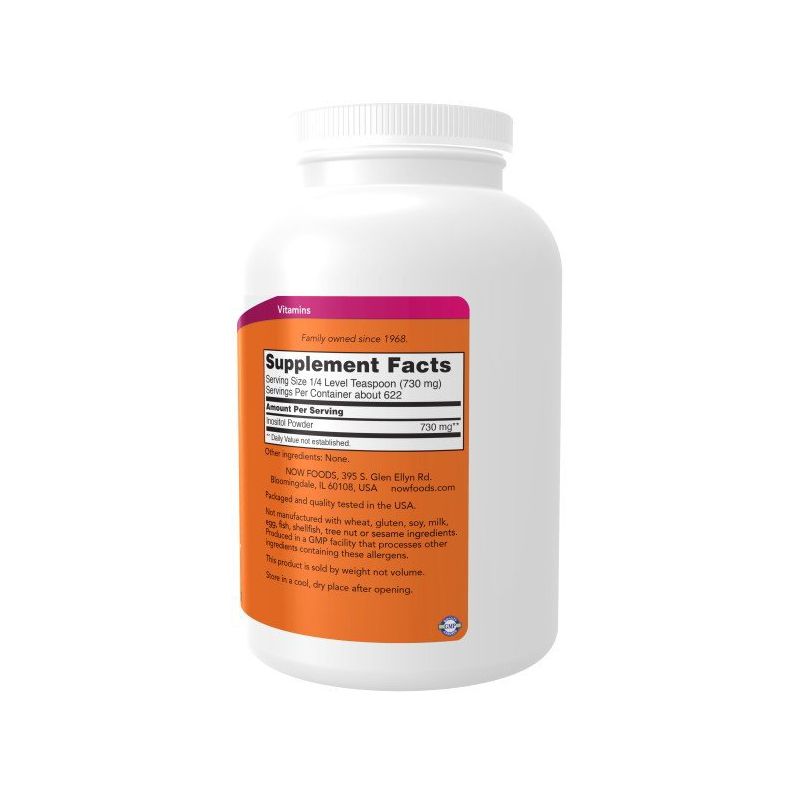 Now Foods 100% Pure Inositol Powder  -  1 lbs Powder, 2 of 4