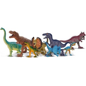 Simba Toys Big Dino Set 8 Dinosaur Figures Realistic Prehistoric Toys Kids 3+ - 1 of 4